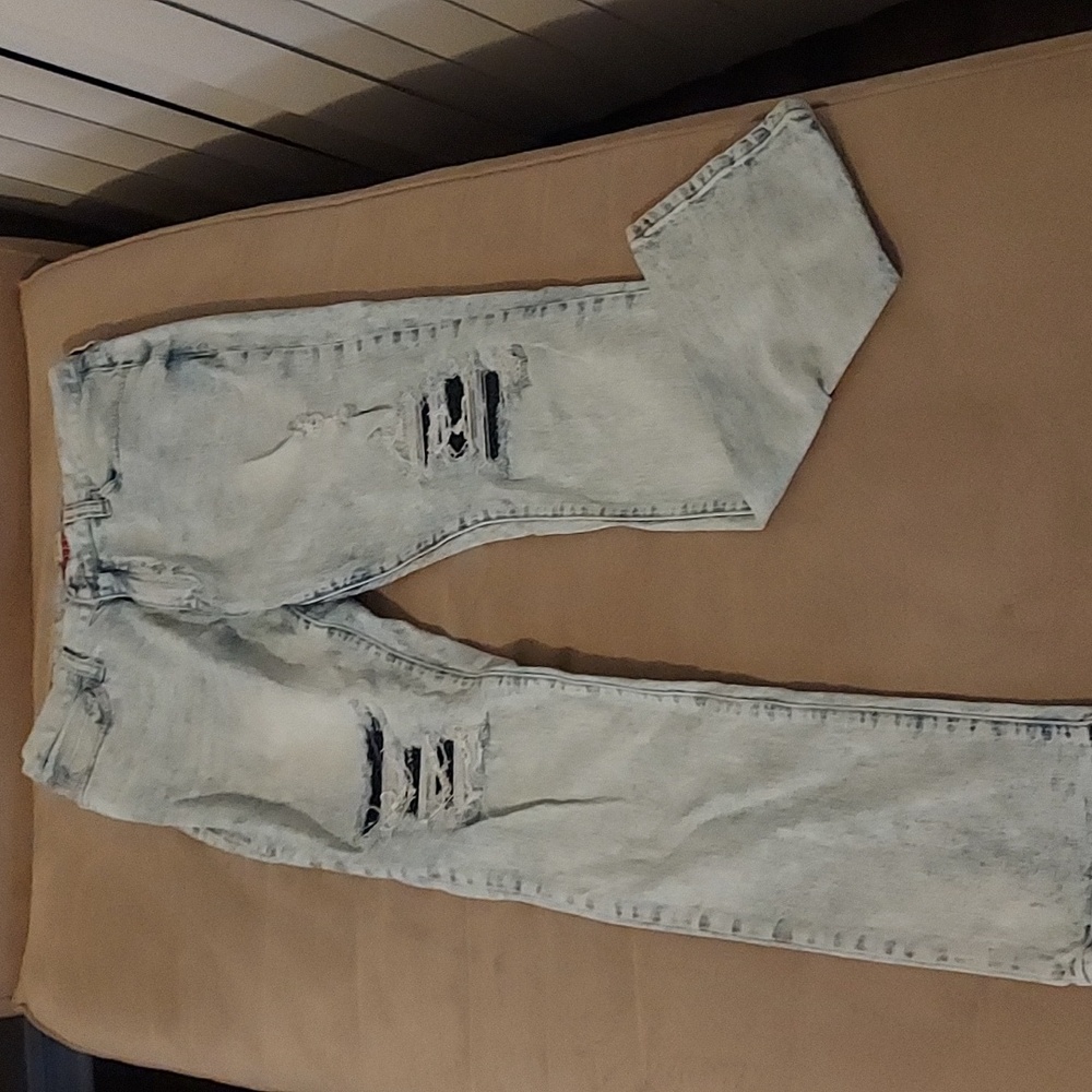 Mens Guess Acid wash denim jeans size 34